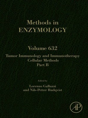 cover image of Tumor Immunology and Immunotherapy--Cellular Methods Part B